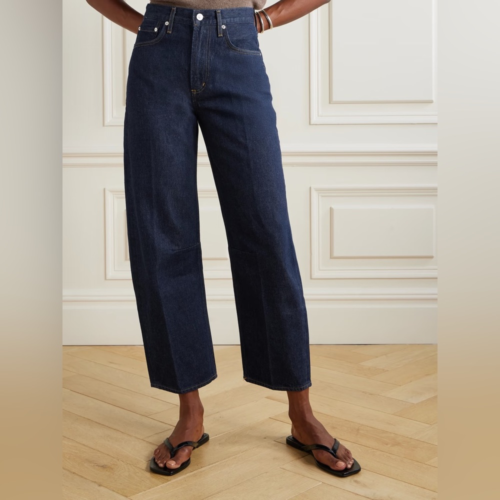 Citizens Of Humanity Dark Indigo Wide-Leg Jeans